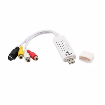 LESHP Nešiojamų Easycap USB 2.0 Audio Capture Kortelės Adapteris į VHS į DVD, Video Capture Konverteris Win7/8/XP/Vista Aukštos Kokybės
