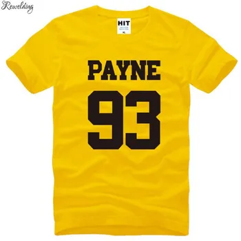 Liam Payne ' 93 Viena Kryptimi 1D Roko Muzikos Mens Vyrų Marškinėliai Marškinėlius Mados Vasaros Naujų O Kaklo Medvilnės marškinėliai Tee Camisetas Hombre