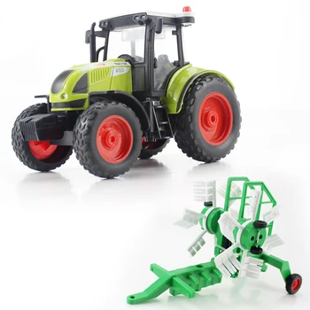 Lieti Žaislas Automobilis Ūkininkas Traktoriaus Naujas Modeliavimo 1:16 Traukti Atgal Su Lights&Music Transporto Lydinio Automobilio Modelio, Dovana, Žaislai Vaikams