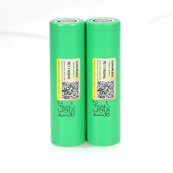LiitoKala 18650 2500 mAh Įkraunamos baterijos 3.6 V INR1865025R 20A išleidimo baterijas E-cigarečių naudojimas
