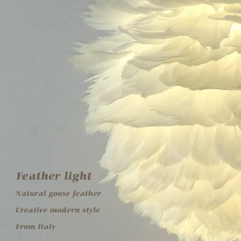 Loft Šiuolaikinės balta pobūdžio Žąsų plunksnų Sieniniai šviestuvai romantiška E27 led sieniniai šviestuvai namų restoranas miegamojo kambarį