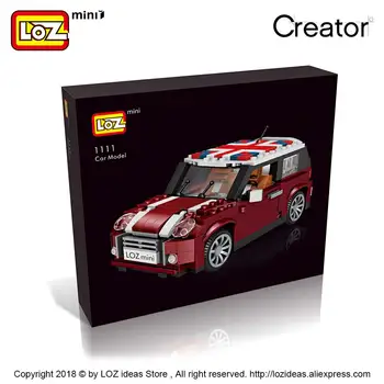 LOZ Mini Blokai Automobilio Modelio Blokai įrangos pardavimas, biuro įrangos Kūrėjas Lenktynių Automobilių Surinkimo Žaislai Vaikams Švietimo Dovanos 