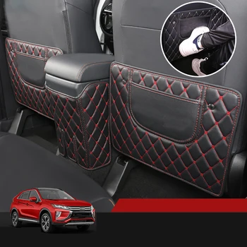 Lsrtw2017 už Mitsubishi Eclipse Kryžiaus Automobilio Sėdynės atlošo Anti-kick Mat Raštas Interjero Aksesuarų 2018 2019 2020
