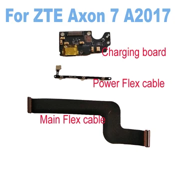 LTPro AUKŠČIAUSIOS Kokybės Išbandyti Įkrovimo valdyba & Power tūris flex kabelis ZTE Aksonas 7 A2017 pagrindinis flex Mobiliųjų telefonų atsarginės dalys