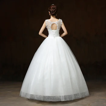 LYG-H58#Kamuolys Suknelė gėlių paillette vestuvių suknelė 2020 m. pavasarį naujas nėrinių baltos ir raudonos Suknelės ilgai pigūs didmeninė moterys clothi