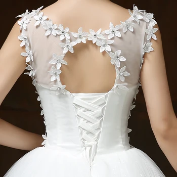 LYG-H58#Kamuolys Suknelė gėlių paillette vestuvių suknelė 2020 m. pavasarį naujas nėrinių baltos ir raudonos Suknelės ilgai pigūs didmeninė moterys clothi