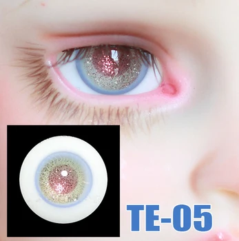 Lėlės reborn akis sluoksniuotos dryžuotas stiklo akis 1/3 1/4 1/6 BJD SD DD MSD MPD YOSD lėlės akys Rankų stiklinės akys, TE-05