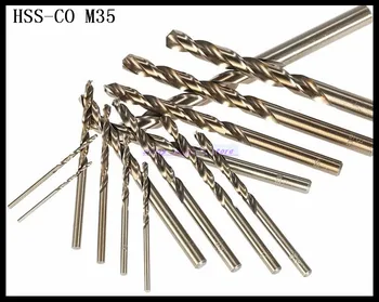 M35 Kobalto Grąžtas HSS 3.5/3.8/4/4.2/4.5 mm Twist Drill Bit Tiesiu Kotu Medžio Darbų Metalų, Nerūdijančio Plieno Gręžimo Įrankis