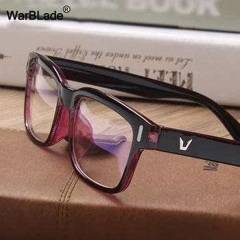 Mados Akiniai Kvadratinė Optinis Veidrodis Kompiuterio Taurės Moterų Akiniai, Optiniai Kadrų Skaitymo Akiniai Akinių Rėmeliai