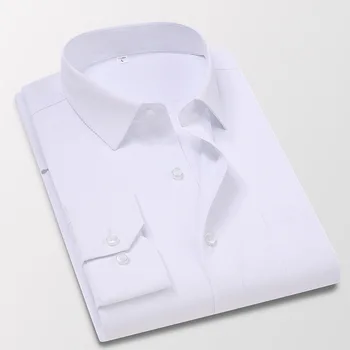 Mados Homme 2020 vyriški ilgomis Rankovėmis Marškinėliai Balta Juoda Juoda Slim Fit Vyro Drabužių Verslo Oficialų Suknelė Marškiniai Vyrams, Drabužiai