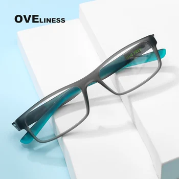 Mados Optinis vyriški akiniai tr90 akiniai rėmeliai vyrų Trumparegystė Recepto, Aišku, akiniai Aikštėje regėjimo korekcijos akinių rėmeliai