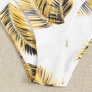 Maillot de bain femme 2020 m. 2 gabalus Vasaros Moterims Gėlių Atsitiktiniai Spausdinti Bikini Komplektas, Push-Up maudymosi kostiumėlį Paplūdimio Kamšalu maudymosi Kostiumėliai, 50*