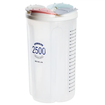Maisto Produktų Laikymo Dėžutės Plastikinės Aišku, Konteinerių Komplektas Su Supilkite Dangteliai Virtuvės Maisto Konservavimo Saugojimo Butelių Grūdų Saugojimo Butelių