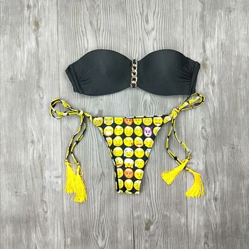 M&M Push Up Bikinis Nustatyti seksualus maudymosi kostiumėlis Moterims 2019 Naujas Vasaros maudymosi Kostiumėliai, Sporto Backless maudymosi kostiumėlį, Maudymosi Kostiumai Karšto Pardavimo