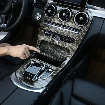 Marmuro Spalvos Stiliaus ABS Plastiko Centras Dangtelį Mercedes Benz C Klasė W205 15-18 Mercedes-benz GLC-Klasės X253 2016-18