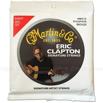 MartinGuitar MEC12 MEC13 Akustinė Gitara Eric Clapton ' s Choice 92/8 Fosforinės Bronzos Stygos, Šviesos, 012-054