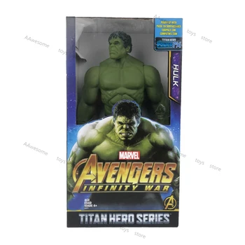 Marvel Keršytojas Hulk Anime Pav 30cm PVC Veiksmų Skaičius, su dėžute Nuimamas Galūnes Juokingi Gimtadienio Dovanos Vaikams