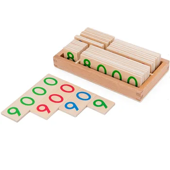 Matematikos mokymo priemonių, skirtų ikimokyklinio amžiaus vaikų ankstyvojo ugdymo švietimo žaislai, vaikiškos medinės Montessori skaičius 1-9000 lea