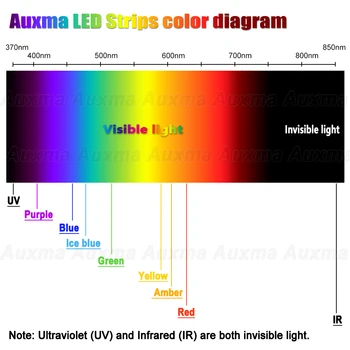 Mažos Galios 2835 60LEDs/m LED Juostelės,CRI95/90,IP65,300LED/Ritės,5m/Ritės,24V,atsparus Vandeniui,UV SPINDULIŲ Raudona Žalia Mėlyna Gintaro Geltonas Rožinė, Violetinė