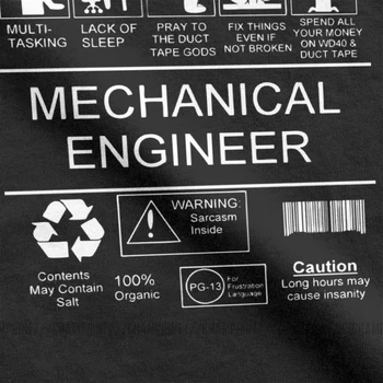 Mechaninė Inžinerija T-Shirt Vyrams Automobilių Fix Inžinierius Derliaus Medvilnės Tees Įgulos Kaklo trumpomis Rankovėmis T Shirts Suaugusiųjų Drabužiai