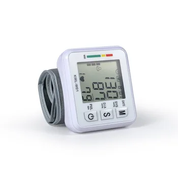 Medicinos Skaitmeninės Įrangos Riešo kraujospūdžio matuoklis Automatinis Sphygmomanometer Tensiometro Širdies ritmo Matuoklis BP Kamertonas'