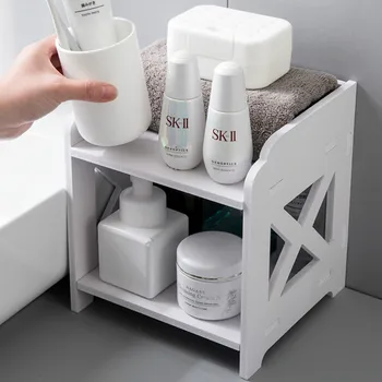 Medinis stalinis stovas vonios kambarys stalčiuko lentynos kosmetikos laikymo dėžutė lentelė įvairenybės stovo virtuvės spice rack storage box LB51512