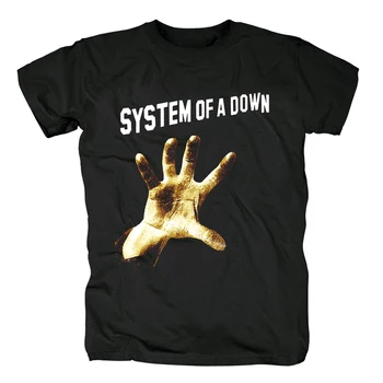 Medvilnės Sistema Žemyn Death Rock n Roll juoda medvilnė nauja, T-Shirt NAUJAS Europos Dydį