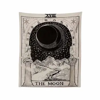 Meijuner Būrimą Horoskopas Gobelenas Sun Moon Star Sienos Kabo Gyvenimo Kambario, Miegamasis Gobelenas Namų Puošybai