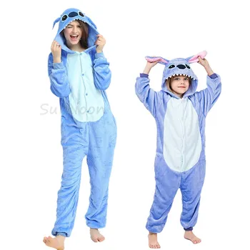 Merginos Berniukas Pajama Vaikai jumpsuit Sleepwear Vaikų Gyvūnų Flanelė Licorne Onesies Kūdikių Pegasus Sleepwear Kigurumi Vienaragis Pijamas