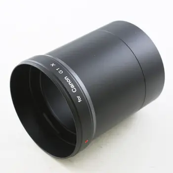 Metalo 58mm 58 mm Objektyvo filtro apsodo Adapteriu Vamzdžio Žiedas canon PowerShot G1X G1 X fotoaparato