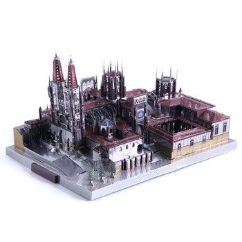 Microworld 3D Metalo Įspūdį Burgoso Katedra ispanų Architektūros 