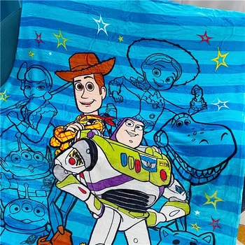 Mielas Buzz Lightyear Patogus Flanelė Vilnos Antklodė Vaikai Toy Story Woody Antklodė Mesti Sofa-Lova Plokštuma Kelionės 150x200cm