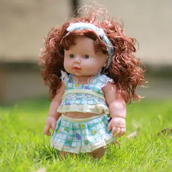 Mielas Modeliavimas Tikroviška Lėlė Žaislų Mergaitėms Mielas Minkštas Vinilo Kalbėjimo Garso Vaikams Nuraminti Kartu Apsimesti Žaisti Lėlės Žaislas