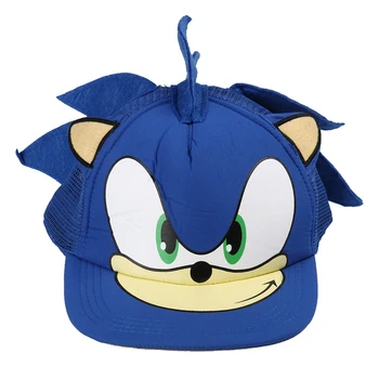 Mielas Vaikams Berniukas Mergaičių Sonic The Hedgehog Animacinių Filmų Jaunimo Reguliuojamas Beisbolo Kepurę Cap Blue Berniukams
