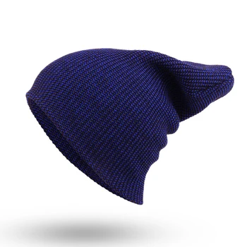 MingJieBiHuo naujas mados Rudens-žiemos mados korėjos šiltas tirštėti paprasta megzti skrybėlę temperamentas patogus skrybėlę parketo juostele