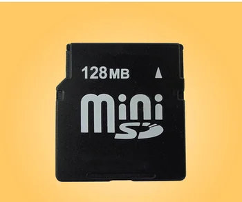 Mini Card 64MB 128 MB 512 MB 1 GB 2 GB 4 GB Atminties kortelę Mini SD Telefono Kortele 1G 2G MINI SD Kortele