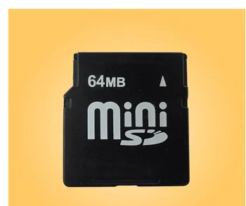 Mini Card 64MB 128 MB 512 MB 1 GB 2 GB 4 GB Atminties kortelę Mini SD Telefono Kortele 1G 2G MINI SD Kortele