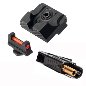 Mini Glock Priekiniai Akyse / Galiniai Kovoti Akyse Taktinis Optinio Pluošto Žvilgsnio Glock 17, 17, 17L, 19, 19C, 20, 20C, 20S, 21 Pistoletas
