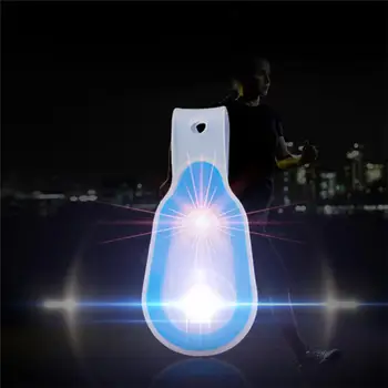 Mini Naktį Flash Šviesos Įrašą į Drabužių Magnetiniai Žibintai Saugos Lauko Laisvą Ranką Silikono Įrašą Lempa Kempingas, Žygiai