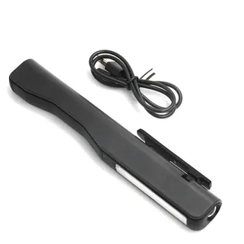 Mini Pen Tipo COB LED Žibintuvėlis Daugiafunkcį Žibintuvėlis Šviesos Magnetinis Darbo Tikrinimo Lempa USB Įkrovimo Kišenėje Šviesos