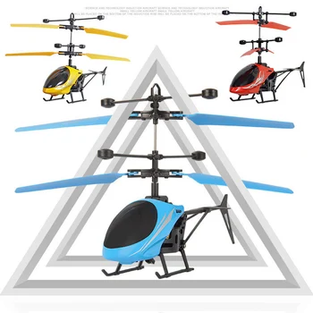 Mini RC Drone Plaukioja RC Sraigtasparnis Orlaivių Pakabos Indukcijos Sraigtasparnis Vaikams Žaislas LED Šviesos Nuotolinio Valdymo Žaislai Vaikams