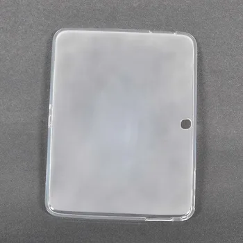 Minkštos TPU Atgal case For Samsung Galaxy TAB 3 10.1 P5200 P5210 10.1 colių Tablet Case Cover Funda + Rašiklis