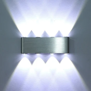 Modernus minimalistinis LED Siena 2W lemputė 4W 6W 8W naktiniai staleliai, lempa sienos lempos kambario vonios veidrodis šviesos tiesioginės kūrybos eilėje