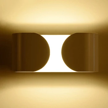 Modernus Patalpų LED Sienų apšvietimo Sconce Akių Apsauga Naktiniai staleliai, Lempa 85-265V Šviesos Šviestuvas Sieninis Žibintas, Miegamojo Kambarį