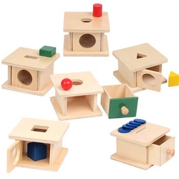 Montessori Geometrinės Formos Atitikimo Lauke Sensorinis Žaislai Imbucare Lauke Anksti Learnng Žaislai mažiems Vaikams Juguetes Montessori A1065H