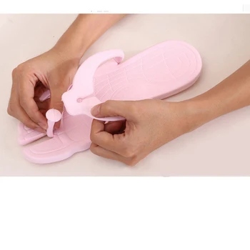 Moteriškos Šlepetės Vasaros Lankstymo Kelionės Nešiojamų Šlepetės Namų Šlepetės Paplūdimio Plokščiu Dugnu Šviesos Moterų Sandalai Flip Flop