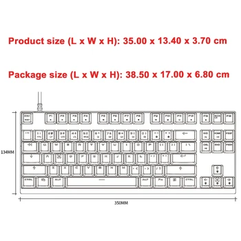 Motospeed anglų/rusų Žaidimų Mechaninė Klaviatūra RGB LED Backlight, USB Laidinio Lazerio Ergonomikos Klaviatūra, Skirta PC Gamer Kompiuteris