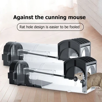 Mouse Trap Daugkartinio naudojimo Pelės Spąstus, Masalas Snap Pavasario Žiurkių Gaudymo Kenkėjų Kontrolės Spąstų Buitinių Miegamasis Apsauga
