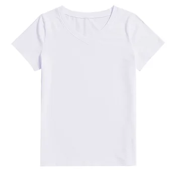 MRMT 2021 visiškai Nauji moteriški Marškinėliai Kieto Spalvų Slim ir Paprasta T-shirt moterims trumpomis Rankovėmis Laisvalaikio V Apykaklės Viršūnes Marškinėlius