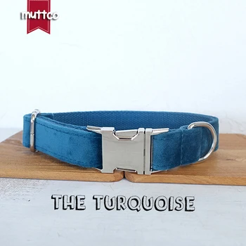 MUTTCO unikalaus dizaino, madingų peteliškę rankų darbo šunų antkaklis SU TURKIO spalvos šunų antkaklis 5 dydžių UDC097